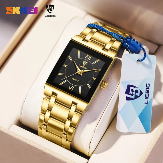 Luxury Gold Quartz  Wrist Watch for Women